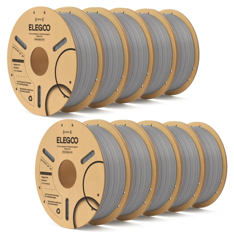 PLA (RFID) Filament Grey 10 kg